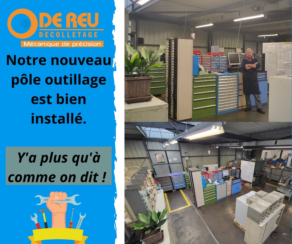 Présentation de notre nouveau pôle outillage !