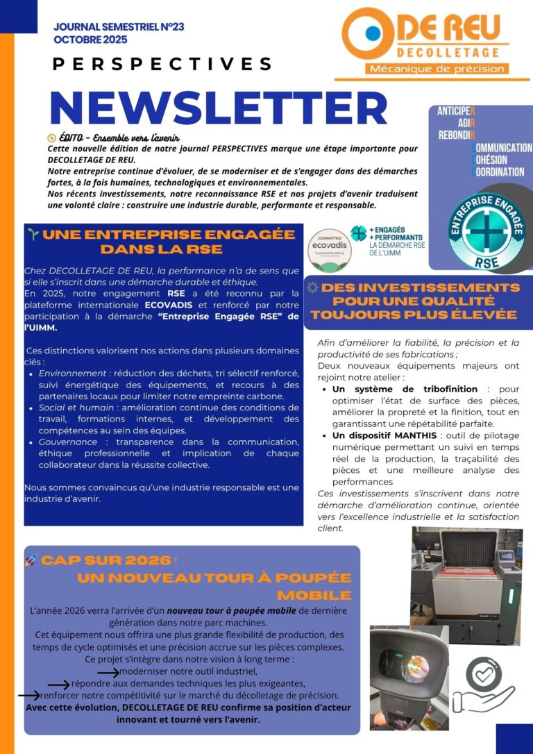 Lire la suite à propos de l’article 🚀 PERSPECTIVES n°23 – Octobre 2025